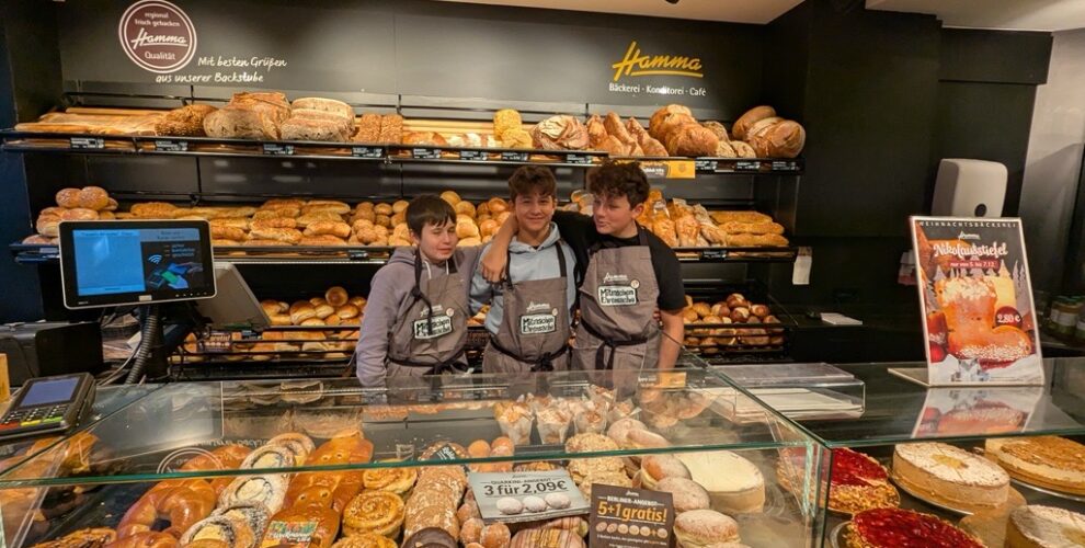 Hilfe im Verkauf bei der Bäckerei Hamma