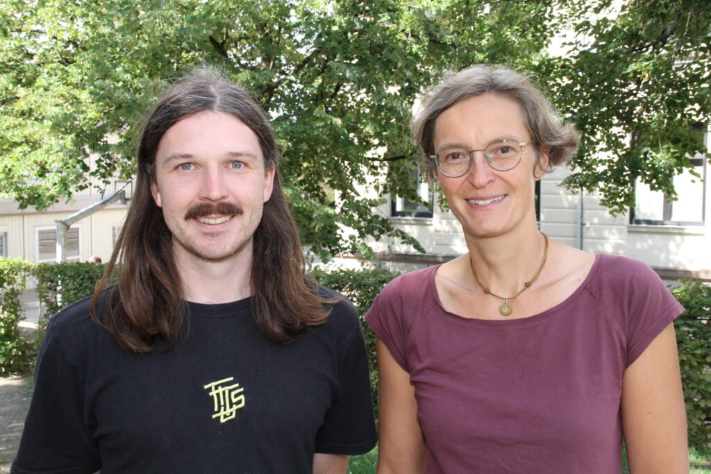 Das Team der Schulsozialarbeit an der Realschule Ravensburg: Jeremias Weiher & Annegreth Heindel