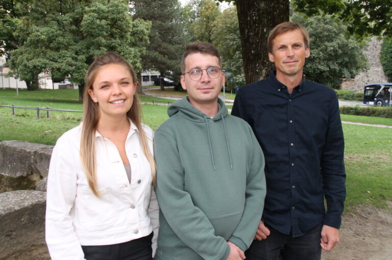 Frau Gruber, Herr Mietan, Herr Elbs